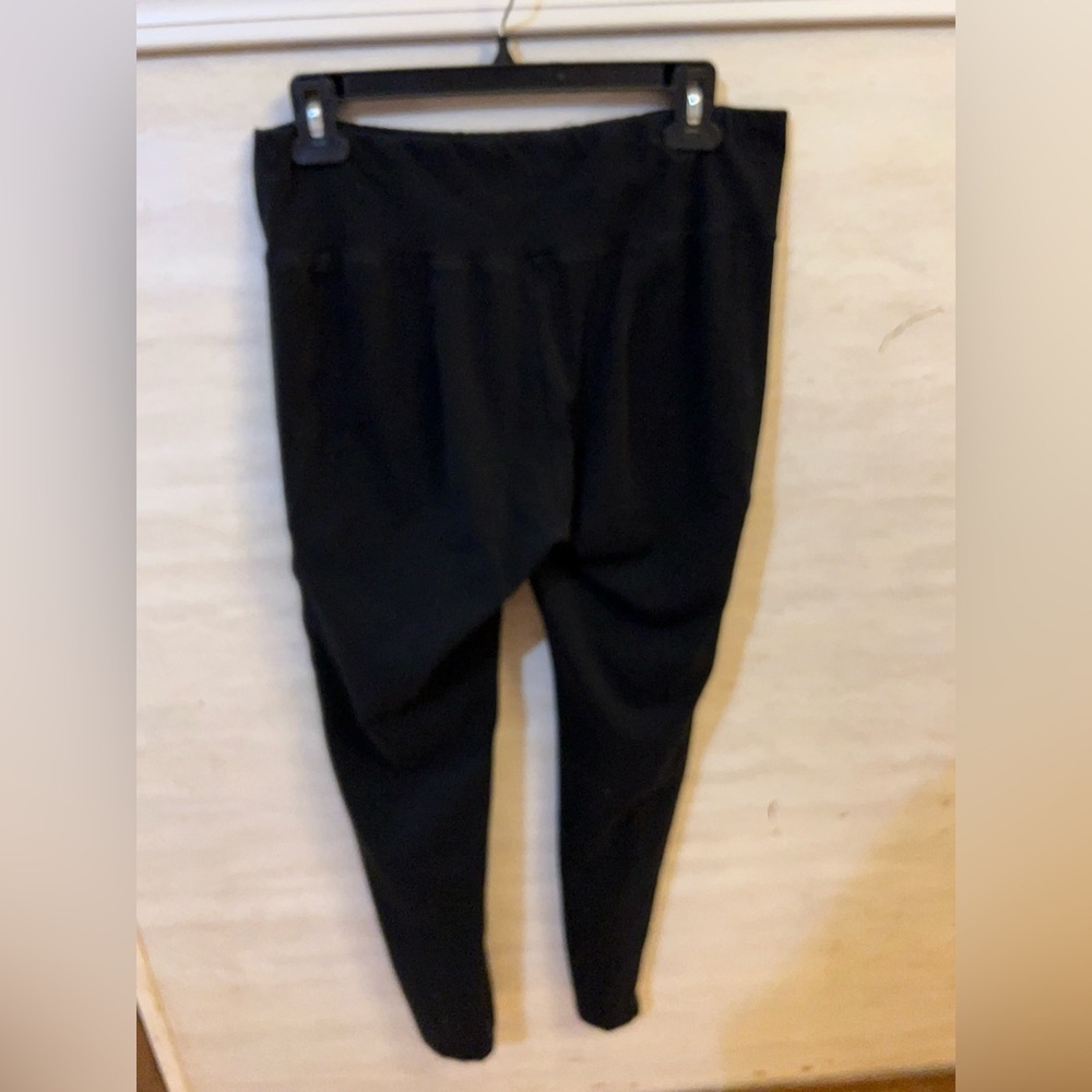Eileen Fisher black pull-on leggings - Picture 5 of 5